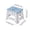 Blue, variant on Folding Stool Folding Stool Portable Thickened Plastic Stool Compact Folding Seat for Home Kitchen Outdoor Fishing Camping Picnic Daily Use Portable Folding Stool