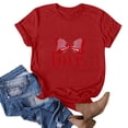 thumbnail image 4 of RXMEKW Chemises à Manches Courtes pour Femmes, T-Shirts Décontractés Imprimés à Col Rond pour Femmes, 4 of 7