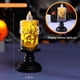 thumbnail image 1 of Lámpara Led de Vela para Halloween, Diseño de Casa Fantasma, Color Negro, con Base Alta, Electrónica, Luminosa, para Fiestas, con Forma de Calabaza y Interruptor Deslizante., 1 of 5