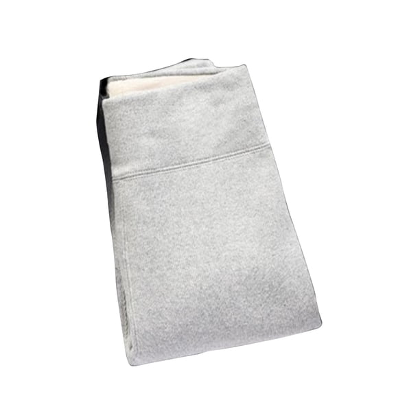 Qarigey Mallas cálidas para mujer, pantalones gruesos de cintura alta, pantalones elásticos informales a la moda para el trabajo en la Prendas para la parte inferior del cuerpo Gris claro, normal L