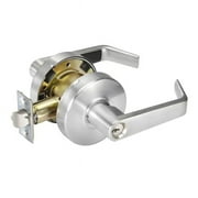 Yale  Commercial Storeroom Augusta Lever Grade 2 Cylindrical Lock with Para Keyway, Satin Chrome