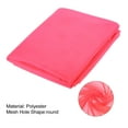 thumbnail image 4 of Uxcell 59" Mesh Fabric Slightly Stretchy for Backpack Pocket,Netting Bags, Clothes Net Fluorescent Pink 2 Yard, 4 of 6