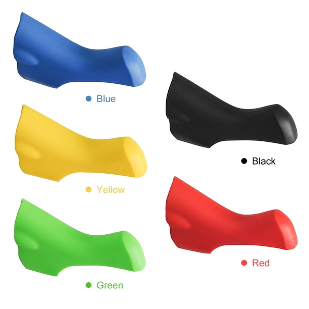 Demeras Housse De Protection Pour Manettes De Frein De Vélo Route – Silicone Ergonomique, Antidérapant, Compatible ST-R7000/8000, Noir
