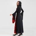 thumbnail image 5 of FASHOFT Witch Women Halloween 2026 Bat Sleeve Dress Vampire Renaissance Adult Gothic Dresses, 5 of 9