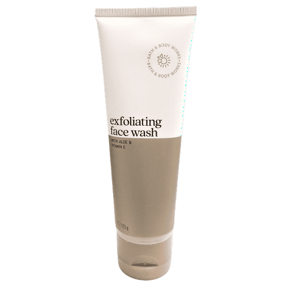 Bath & Body Works Exfoliating Face Wash with Aloe & Vitamin E (4 oz)