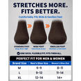 thumbnail image 7 of Special Essentials Diabetic Socks Crew for Men & Women – 6 Pairs of Non-Binding Moisture-Wicking Neuropathy Socks, 7 of 7