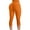 Orange, variant on Women'S High Waist Tik Tok Yoga Pants Solid Color Textured Abdomen Slimming Hip Leggings Exercise Running Hip Plus Size Cropped Pants