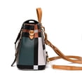 thumbnail image 3 of LHSHID Fashion Small Pu Leather Backpack Shoulder Bags For Women Retro Plaid School Knapsack High Quality Travel Rucksack Shopping Bag, 3 of 6