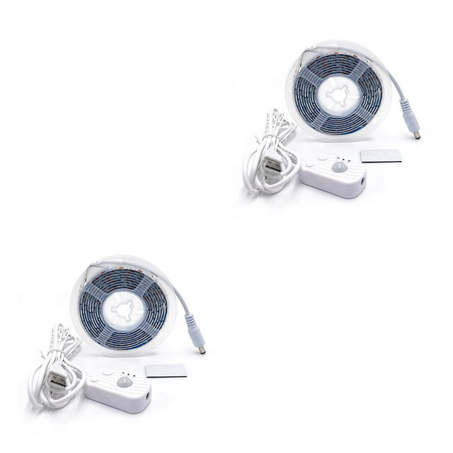 Tira de luces Wosthever con Sensor de movimiento infrarrojo LED 3500K/6500K Luz calida 1M 2Conjunto