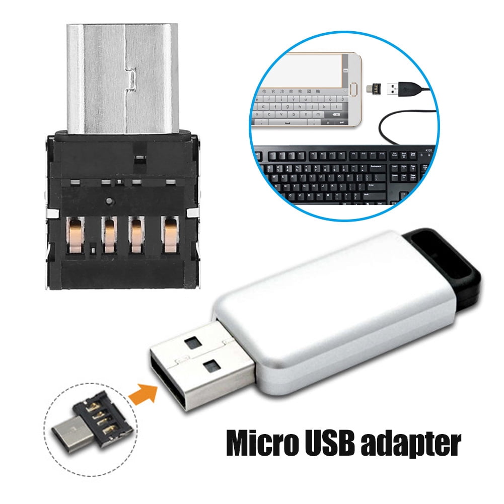 Mini Otg Adapter Mini Micro USB Converter OTG Adapter for Card Reader Tablet Phones ...