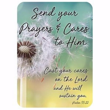 Verse Card-Send Your Prayers (2.5 x3.5 ) (Best Australian Gifts To Send Overseas)