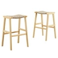 thumbnail image 2 of Modway Saoirse 29.5" Fabric & Wood Bar Stool in Natural (Set of 2), 2 of 10