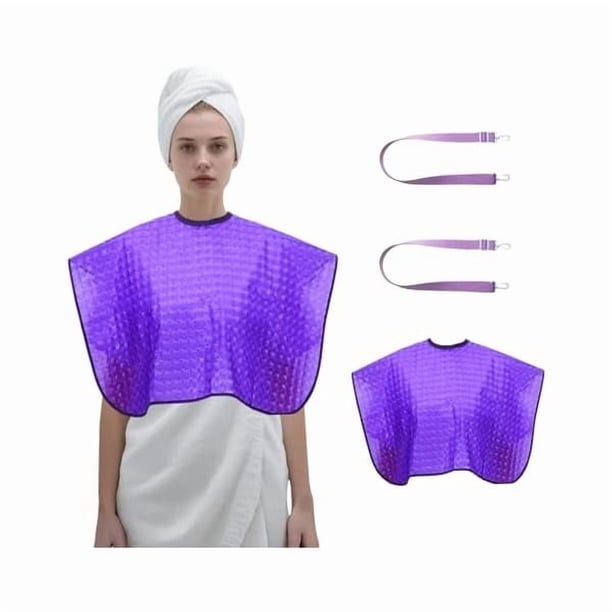 wonima11 Waterproof Shower Cover for Shoulder Surgery & Mastectomy – Post Surgery Shower Cape with Drain Pockets, Waterproof Arm Sling for Shoulder Surgery Recovery, Mastectomy Drain Cover for Women