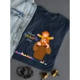 thumbnail image 3 of Father Son Cute Art Shaped T-Shirt Women -Image by Shutterstock, Female Large, 3 of 4