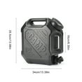 thumbnail image 3 of JINZJ 12L Camping Water Jug With Spigot Large Capacity Water For Hiking (Black), 3 of 6