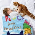 thumbnail image 2 of Pete the Cat-Anti-Pilling Flannel Blanket Soft Lightweight Plush Fuzzy Cozy Luxury Blanket for Home and Kitchen Use – Perfect for Kids and Adults 60"*79"(150cm*200cm), 2 of 6