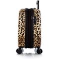 Black Leopard 21Inch Hardside CarryOn Spinner (Brown Leopard
