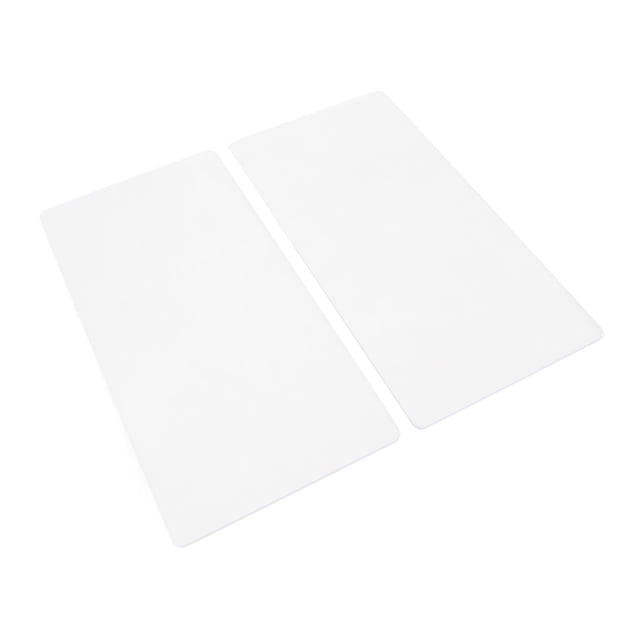 2Pcs 3mm Acrylic Backing Embossing Plates, Wear Curve Around Resistant Cutting Pads for Paper Leather Scrapbook Card Making