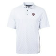 thumbnail image 2 of Men's Cutter & Buck White Texas A&M Aggies Big & Tall Virtue Eco Pique Tile Print Recycled Polo, 2 of 3