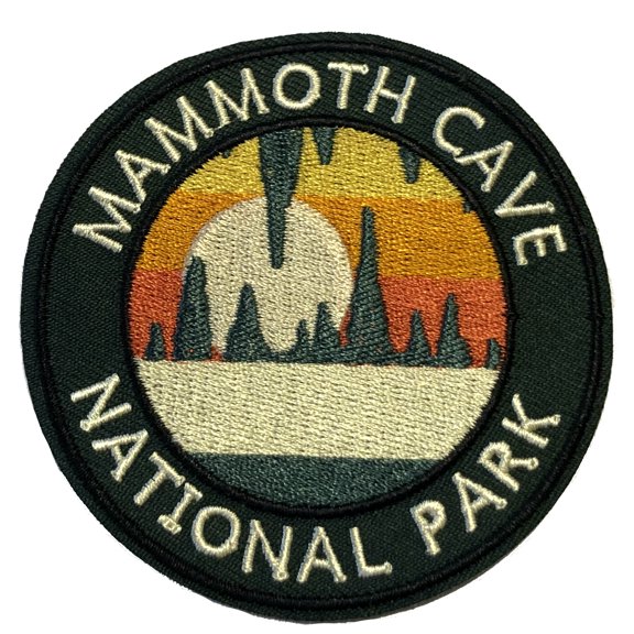 Mammoth Cave National Park Embroidered Patch Iron/SewOn Applique Wander Souvenir
