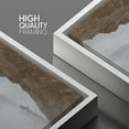 thumbnail image 5 of PixonSign Framed Canvas Wall Art Aerial View Cloudy Rocky Mountain Landscape Print Nature Wilderness Fine Art Farmhouse/Country Minimal Artwork for Living Room, Bedroom, Office - 24"x24" White, 5 of 5