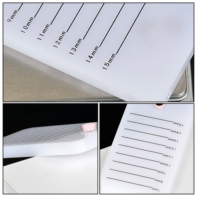 RENACLIPY Coussinets Transparents pour Palette de Cils avec Porte-Cil pour Extensions d'Application