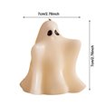 thumbnail image 2 of BKER Halloween Candle White Decorative Candle Cute Candle Suitable For Halloween Party Home And Table Decoration, 2 of 4