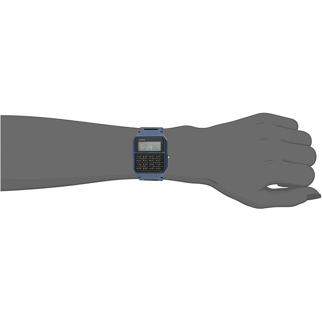 Reloj Casio Data Bank de Cuarzo con Correa de Resina, Azul, 24.1 (Modelo: CA-53WF-2BCF) Casio Casio