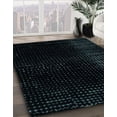 thumbnail image 3 of Ahgly Company Machine Washable Indoor Square Abstract Dark Slate Gray Green Area Rugs, 5' Square, 3 of 7