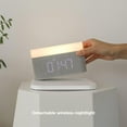 thumbnail image 3 of Réveil Veilleuse à Recharge Sans Fil 15 W, Réveil Numérique avec Veilleuse, Réveil Tactile de Chevet avec Luminosité Réglable, 3 of 6