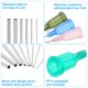 thumbnail image 3 of Agujas de Dispensación de Punta Romana Uxcell 21G, 20Pcs Aguja de Dispensador de Líquido de 1/4 pulgada con Lure Lock para Recarga, 3 of 5
