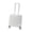 White, variant on Bunblic Kids Ride on Suitcase Travel Luggage with Wheels 18" Lightweight Gift Compact Airplane with Combination Lock Carry on Luggage Pink