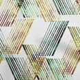 thumbnail image 1 of oneOone Cotton Poplin Dark Green Fabric Geometrical Lines Sewing Craft Projects Fabric Prints By Yard 42 Inch Wide, 1 of 4