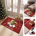 thumbnail image 4 of Qwtwty Christmas Doormat, Non Slip Washable Xmas Welcome Front Door Mat, Winter Holiday Decorative Carpet for Living Room Bedroom Front Porch Christmas Decorations, 4 of 7
