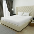 thumbnail image 2 of 810 TC Snow White Flex Top Eastern King Size Sheet Sets By Cooling Planet, 2 of 7