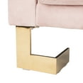 thumbnail image 7 of SAFAVIEH Tribeca Foldable Sofa Bed Blush / Brass, 7 of 7