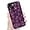 Purple, variant on Compatible with iPhone 14 Pro Max Phone Case for Women, Fashion 3D Woven Pattern Plating Case, Grid Printed Soft Silicone Shockproof Camera Protective for iPhone 14 Pro Max case- Pink