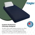 thumbnail image 2 of Kogler 7-Inch Gel-Infused Memory Foam RV Mattress with Nylon Cover and Standard Pillow for Short Queen Beds, Navy, 42x80x7, 2 of 8