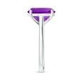 thumbnail image 3 of ANGARA Natural Rectangular Cushion 5 ct Amethyst Cocktail Ring in 14K White Gold for Women (Size-12x10mm) | February Birthstone, Birthday, Anniversary, Jewelry Gift for Women | Natural Amethyst Ring, 3 of 9
