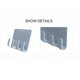 thumbnail image 2 of Methold Práctico soporte para teléfono de pared, caja de carga, soporte para estante Teléfono y Comunicación Azul, 2 of 6