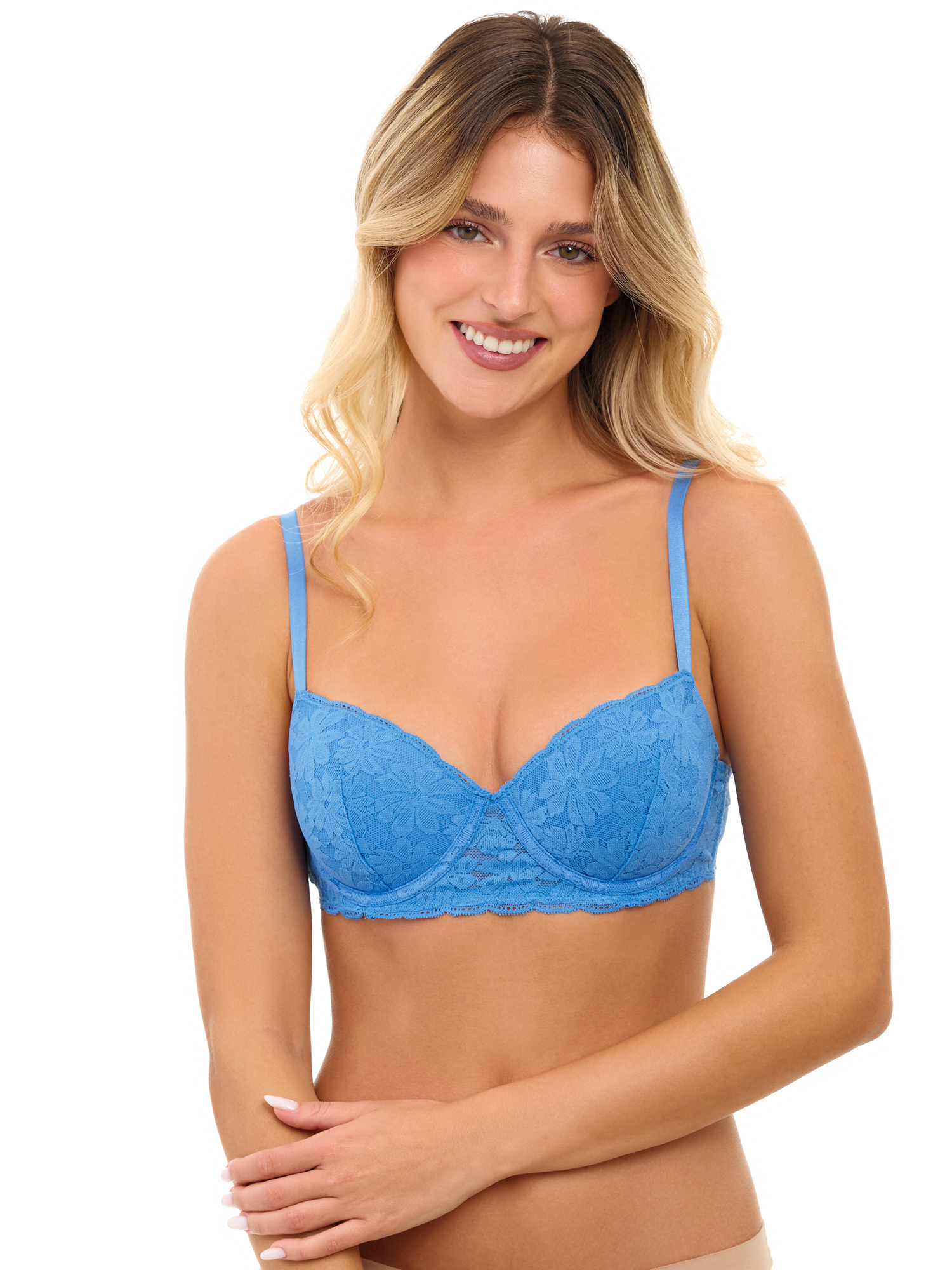 No Boundaries All Over Lace Balconette Bra with Sugarcup™, Sizes 34B-40DD