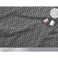 thumbnail image 2 of Soimoi Black Cotton Voile Fabric Arrows Arrow Printed Craft Fabric by the Yard 42 Inch Wide, 2 of 3
