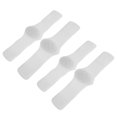 thumbnail image 2 of 2 pares de almohadillas para el arco, soporte adhesivo, plantilla de silicona, suministros elásticos para el cuidado de los pies planos, color blanco, 2 of 8