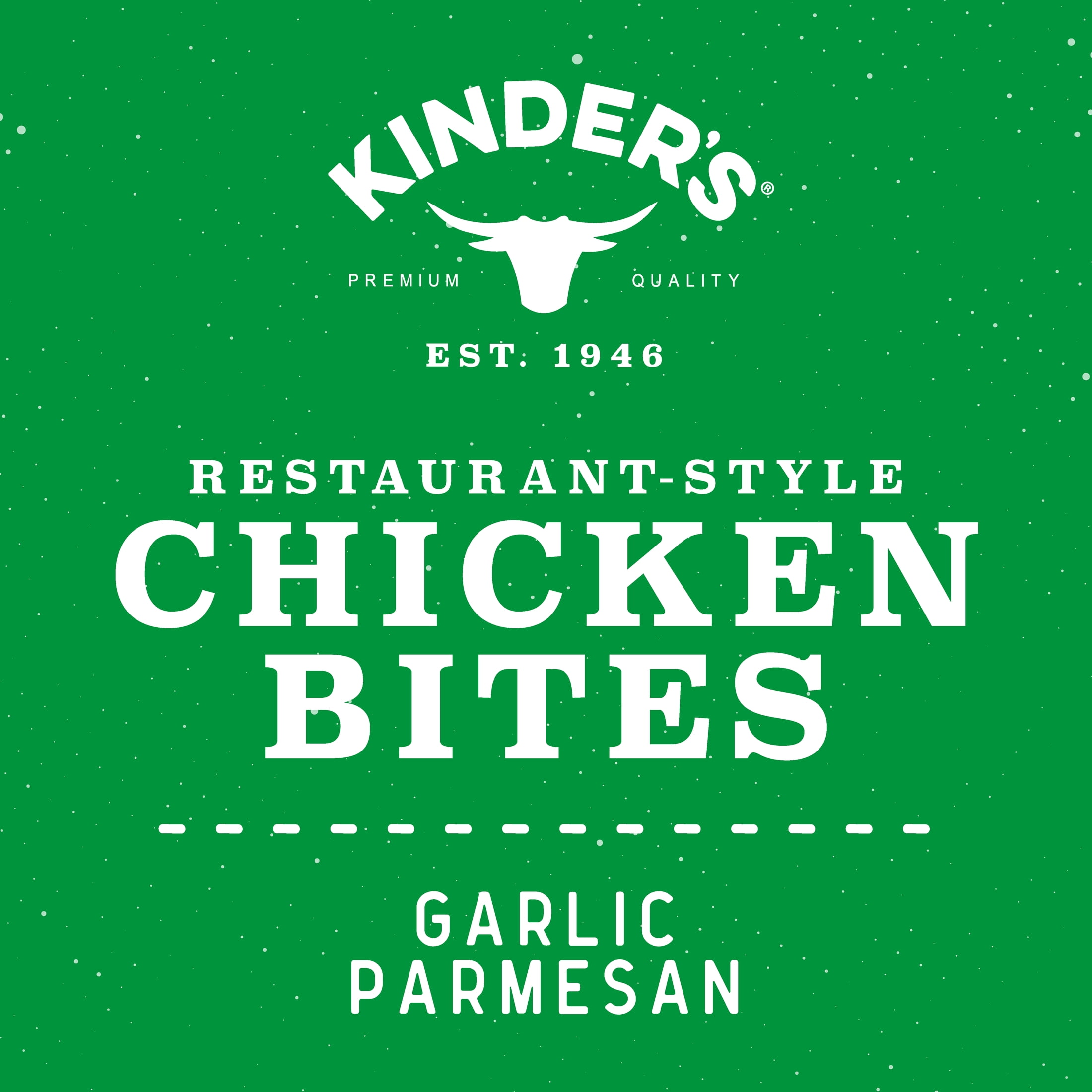 Kinder's Restaurant-Style Breaded Garlic Parmesan Boneless Chicken Bites, 17.5 oz (Frozen)
