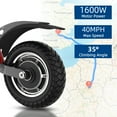 thumbnail image 4 of SMATEIGHT Scooter Eléctrico para Adultos, Motor de 1600W, Máximo 40 Mph, Alcance de 43 Millas, Neumáticos Inflables Al Vacío de 10", Scooter Eléctrico Rápido para Adultos, 4 of 6