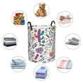thumbnail image 6 of Goofa Fun Animal with Unicorn Printed Circular Hamper,Laundry Basket with Handles,Storage Baskets Foldable,Large Capacity Laundry Hamper-Small, 6 of 8