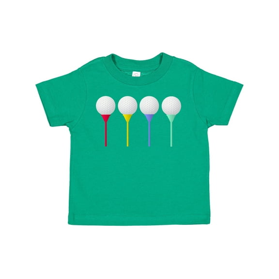 Inktastic Rainbow Golf Tees Boys or Girls Toddler T-Shirt