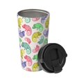 thumbnail image 2 of Gaeub Cute Chameleons Print Travel Mug, Insulated Coffee Mug with Leakproof Lid, Travel Coffee Mug,Vacuum Stainless Steel Double Walled Reusable Coffee Cup, 2 of 8