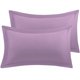 thumbnail image 1 of Almohada Fundas Doble Cepillado Microfibra, 2 Paquetes Almohada Fundas con Sobre Cierre, Arrugas, Decoloración Lavanda Reina (51 cm x 76 cm), 1 of 6