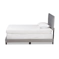 thumbnail image 2 of Baxton Studio Caprice Glam Grey Upholstered Twin Size Panel Bed, 2 of 5